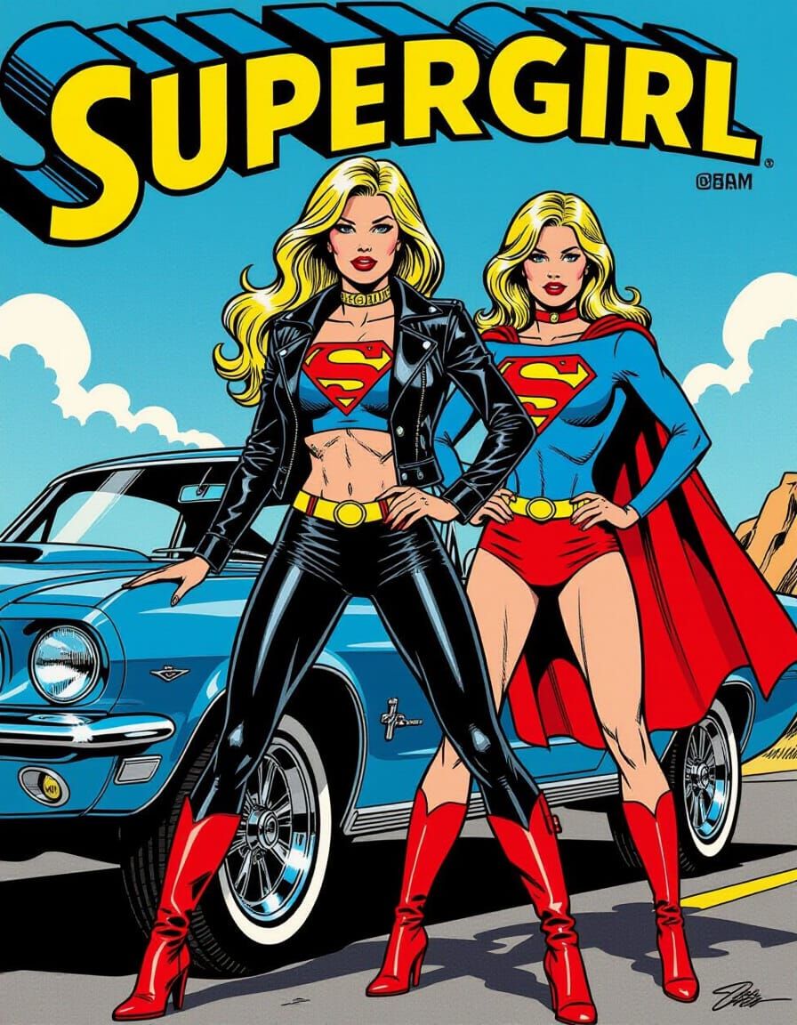Supergirl: Biker Babe Meets Bronze Age Comic Hero