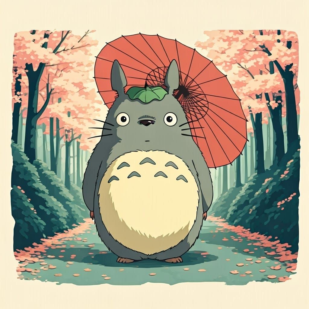 Ukiyo-E Totoro