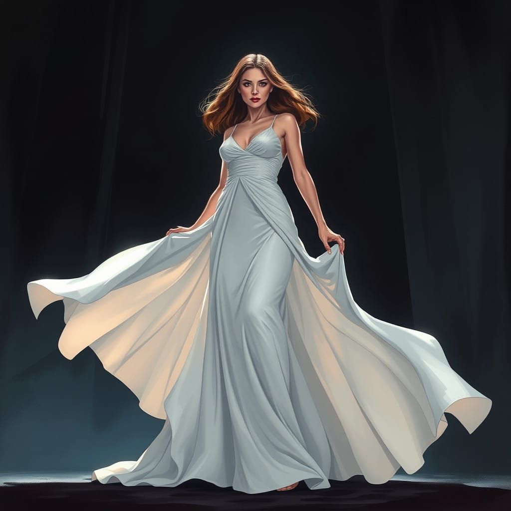 Heroic Figure in Chiaroscuro