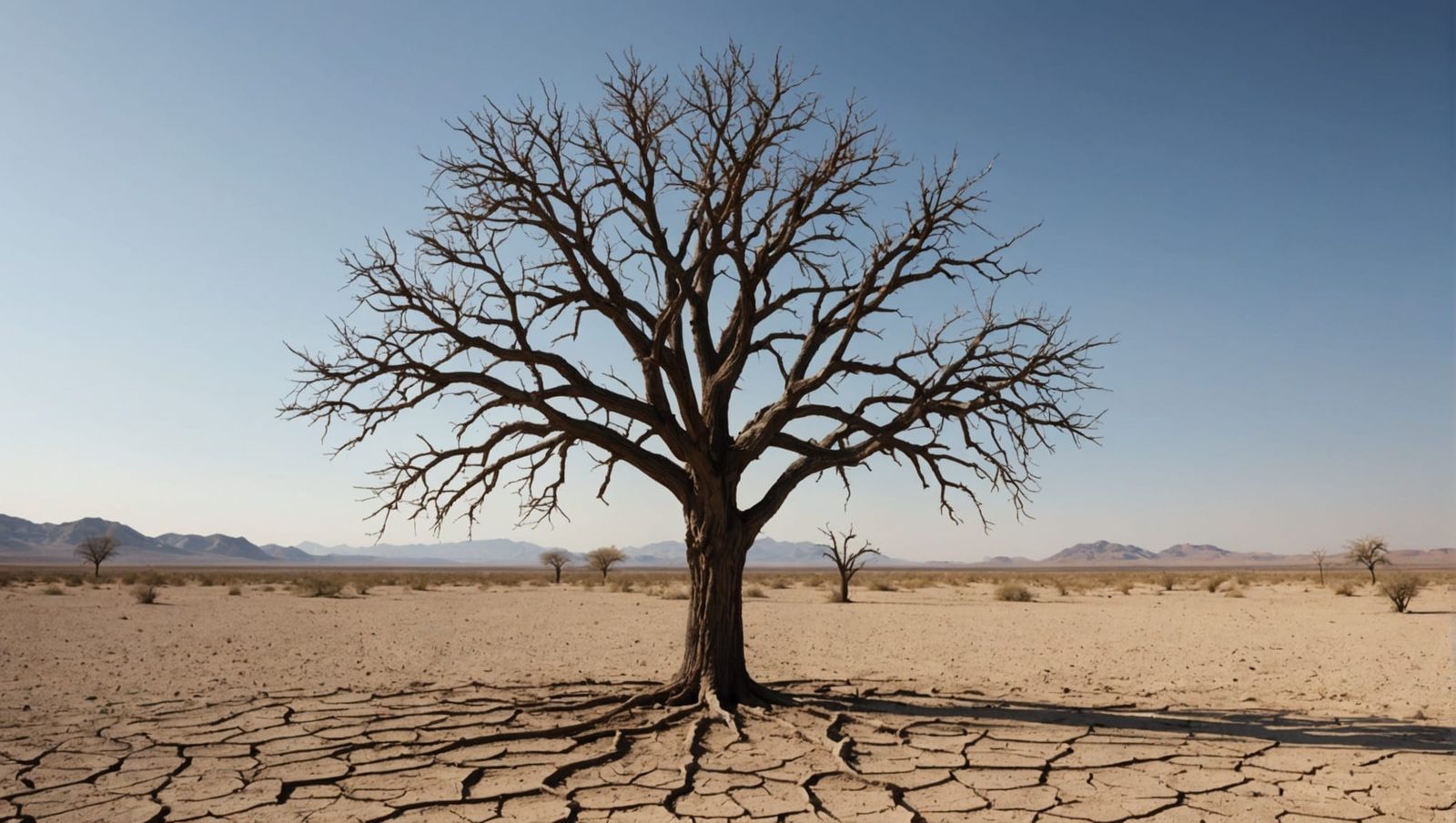 Contrasting Tree: Exhaustion to Fulfillment, Matte Painting