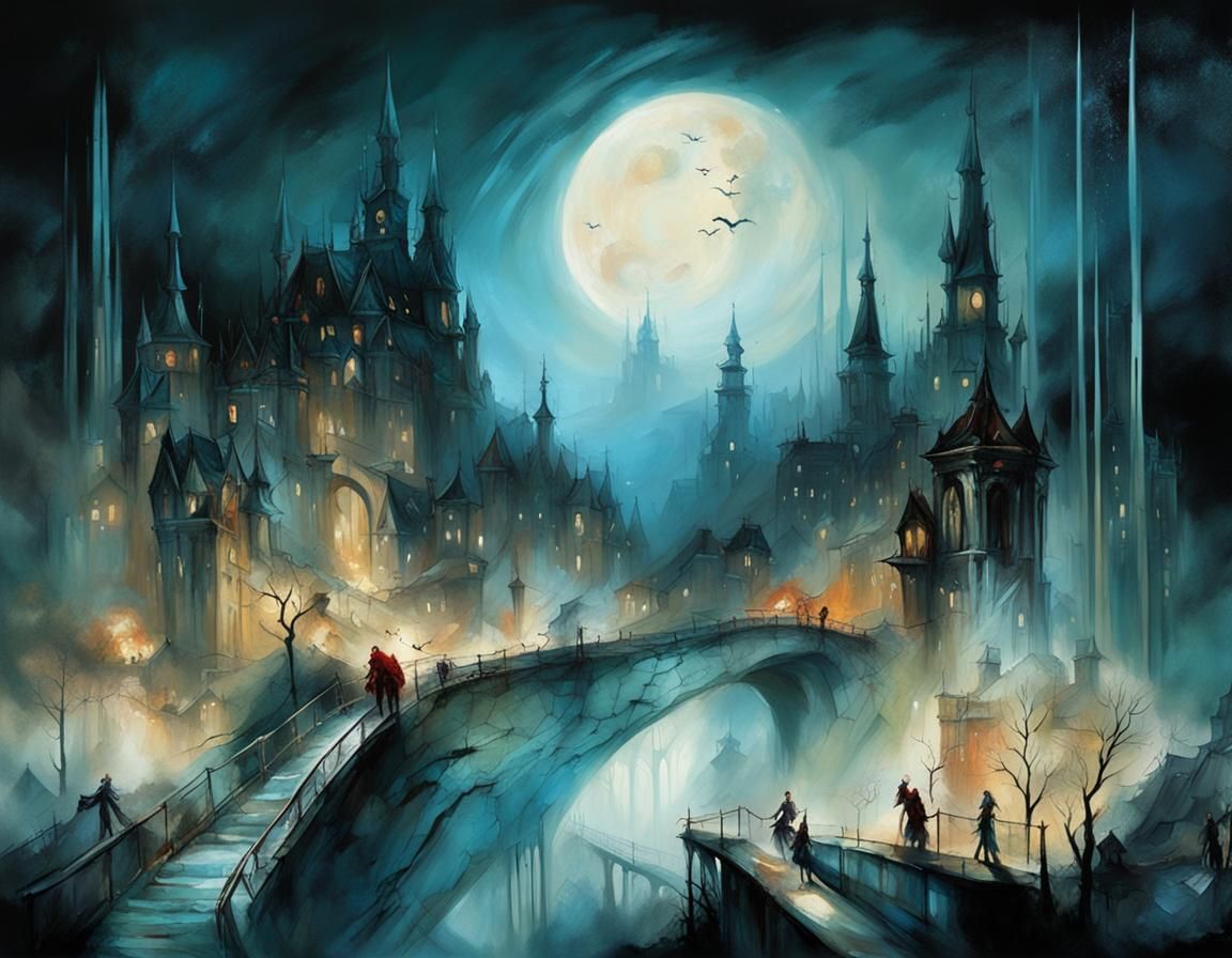 Matte Painting Inspired by Bachelier, Dittmann, Bocek