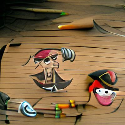 Cartoon Pirate Character Illustration