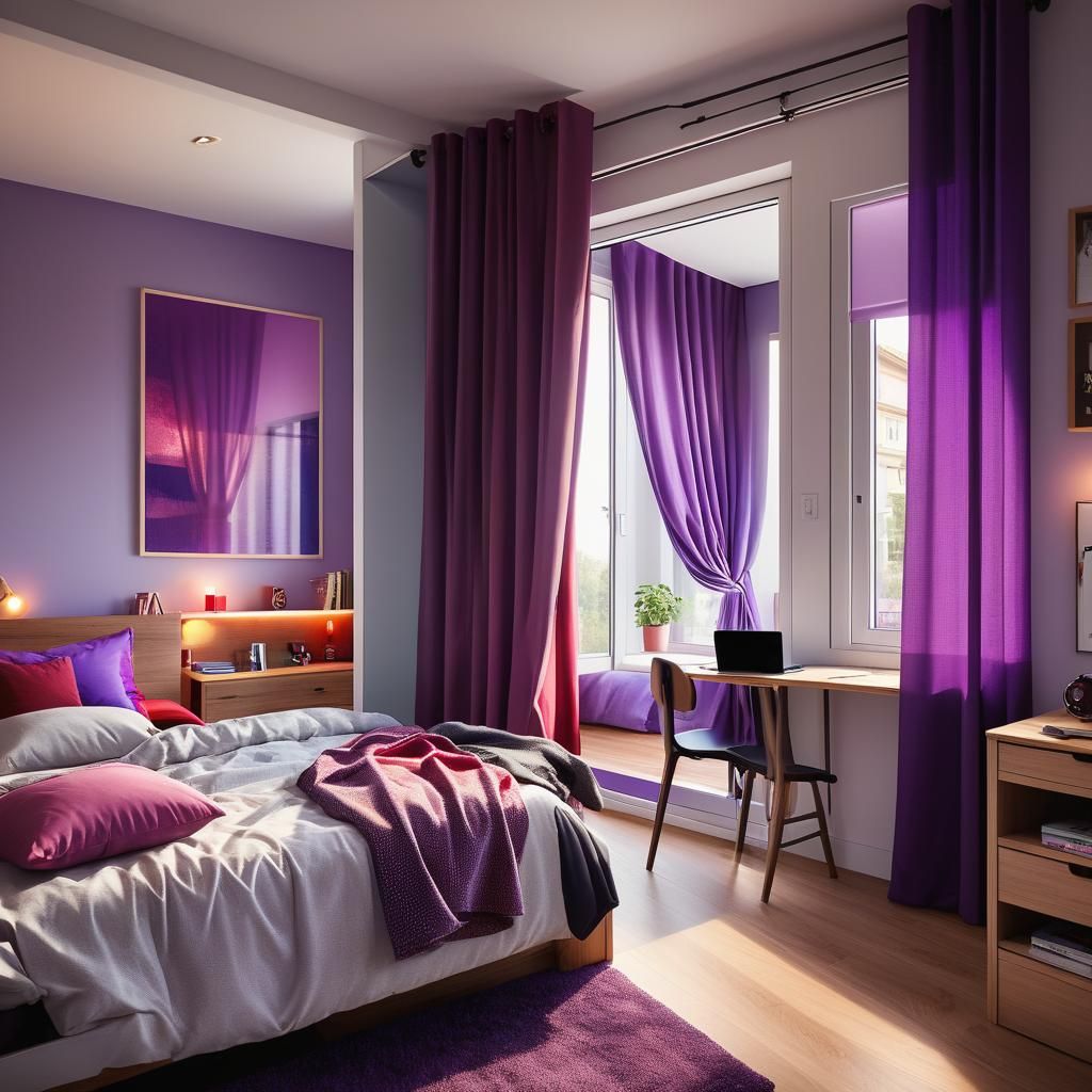 Cozy Youth Bedroom with Vintage Minister's Desk