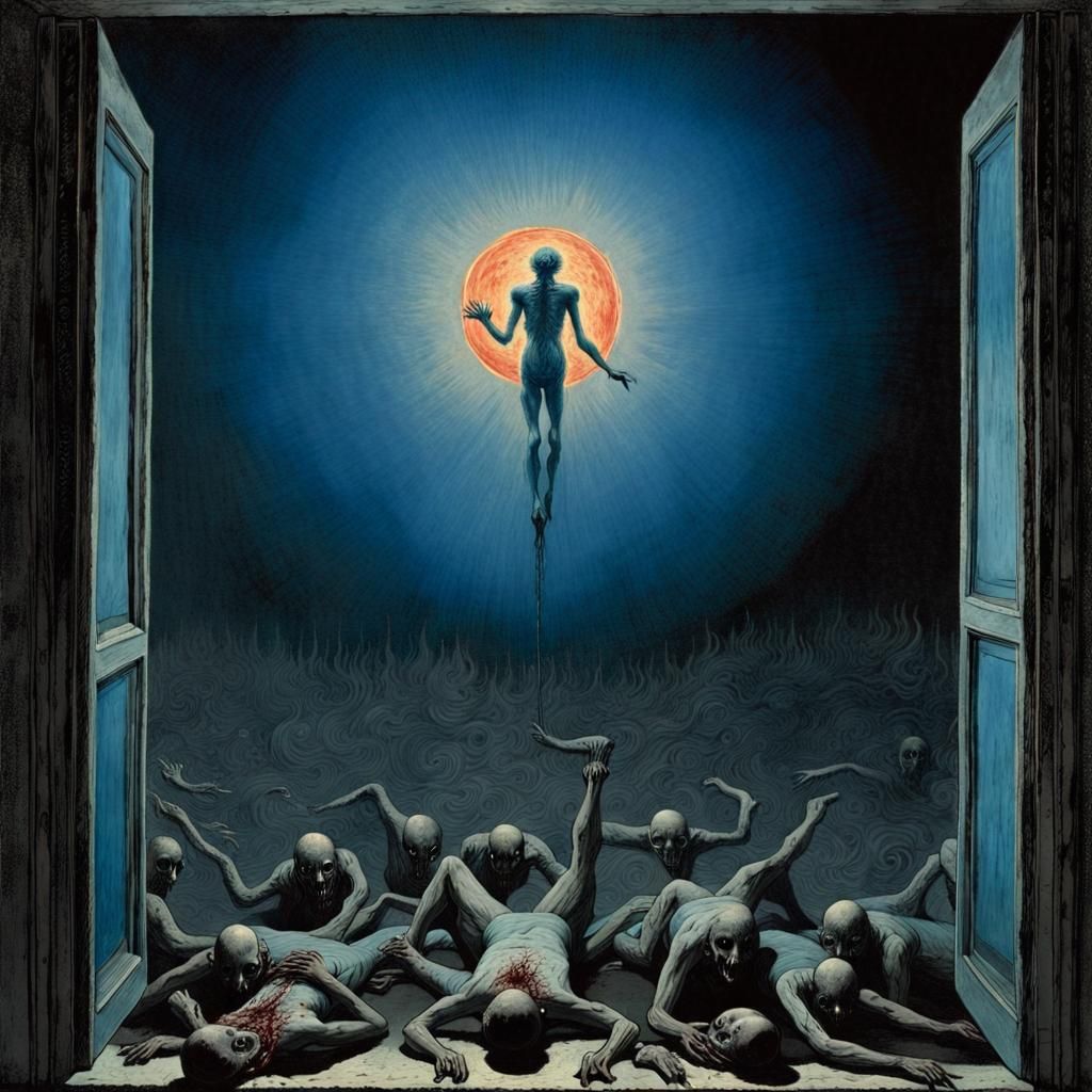 Cosmic Horror: Bodies in a Blue Sun