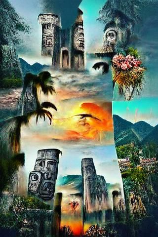 Post-Apocalyptic Wonderland: A Cinematic Fantasy Landscape