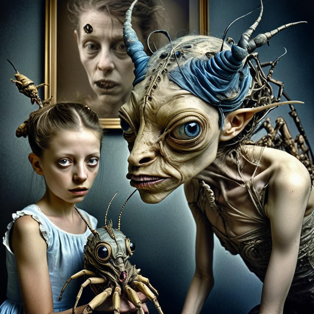 Surreal Bizarre Creatures in Hyperrealistic Photo