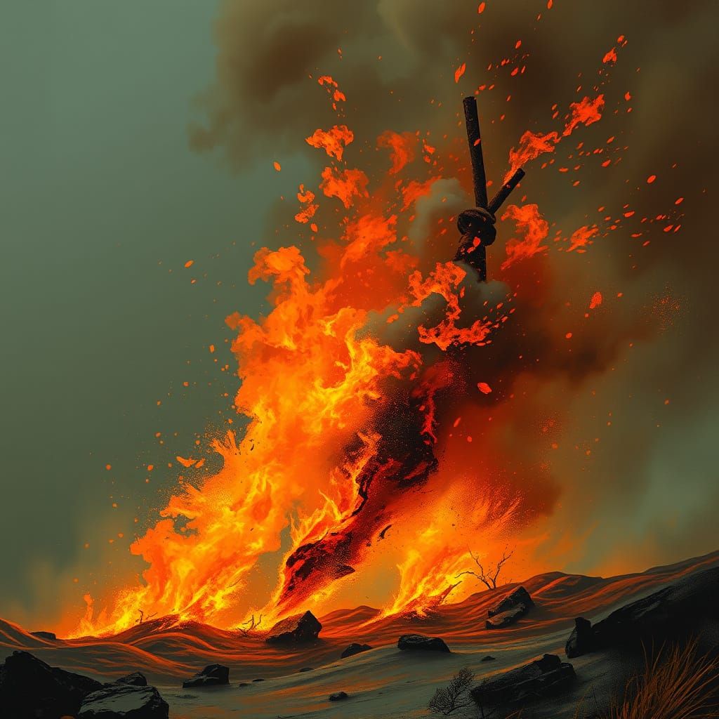 Wildfire Swept Away: Landscape Realism