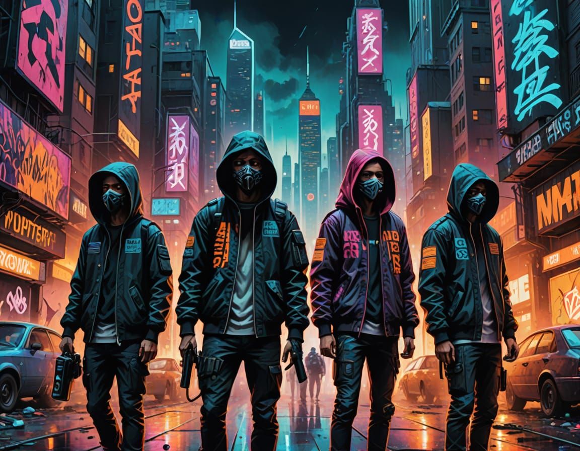 Rebellious Futuristic Street Art: Protesting the Establishme...