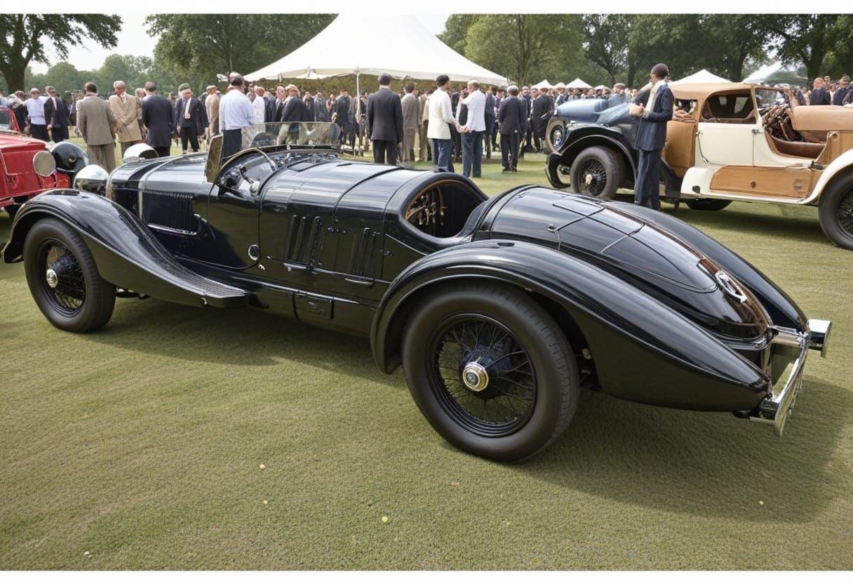 1930 Mercedes-Benz SSK 'Count Trossi' in Park