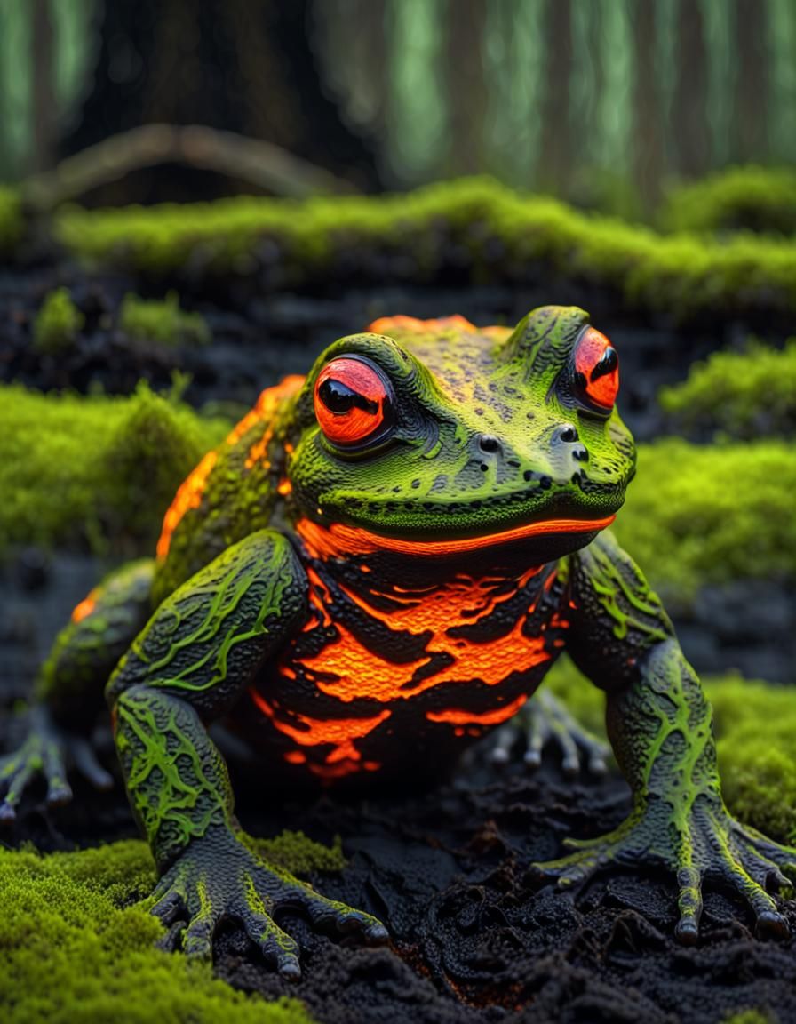 Lava frog