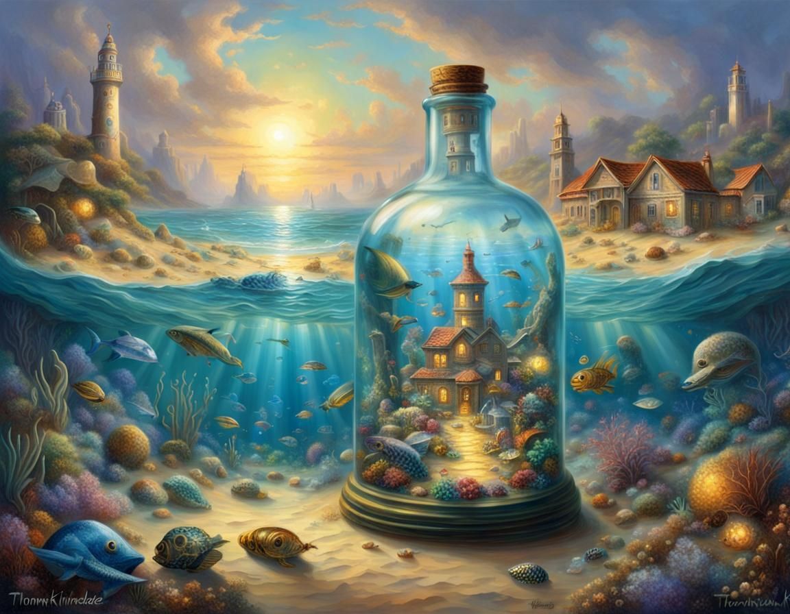 Ocean in a Bottle: Desert Fantasy