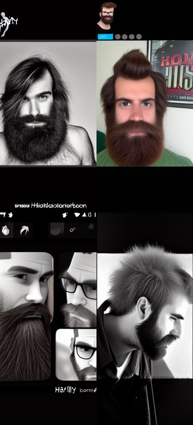 AI Interpretation of Hairiness Concept