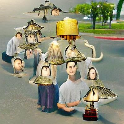Lamp Cult Devotees Gather in Shadow