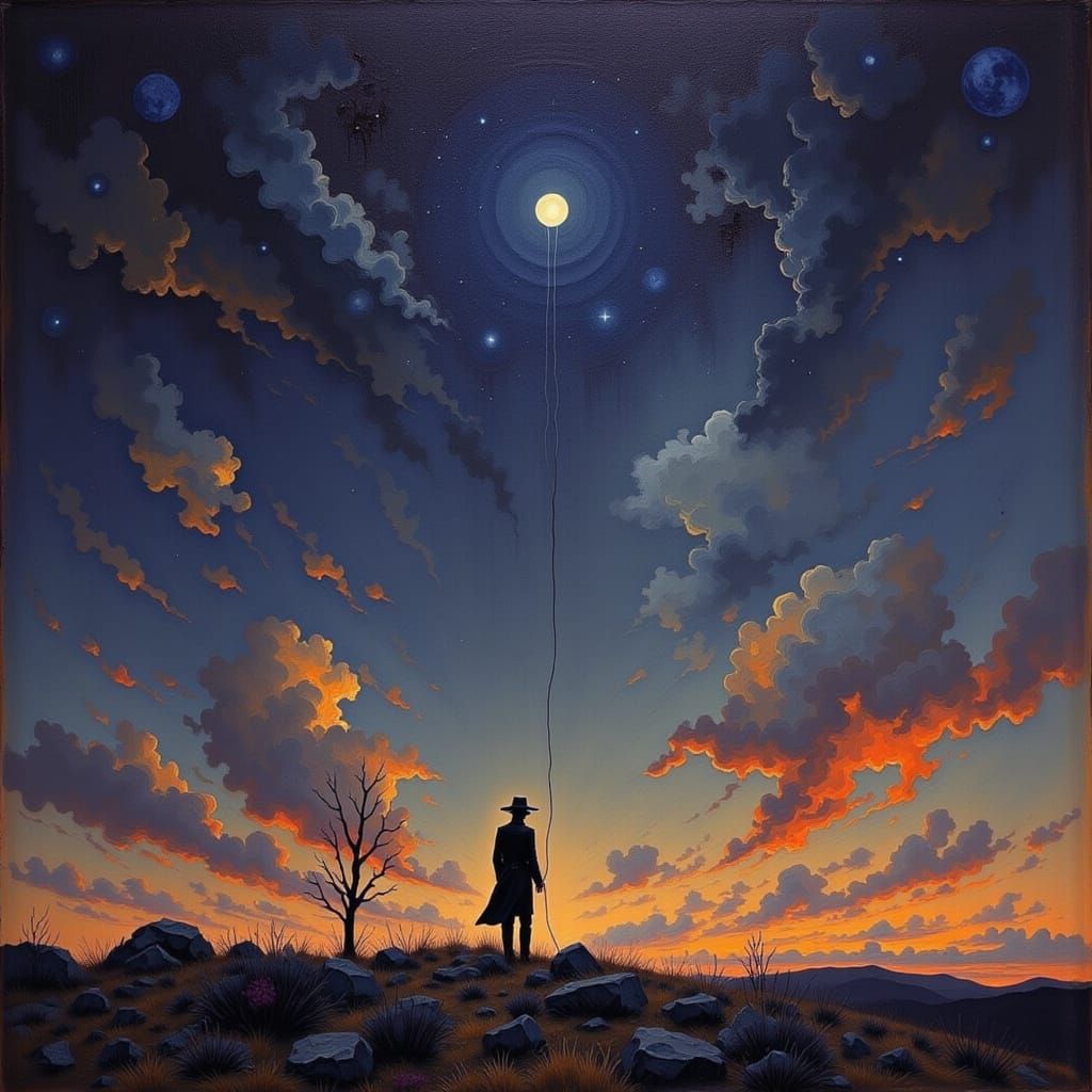 Cowboy Lassos a Star in Old West Style