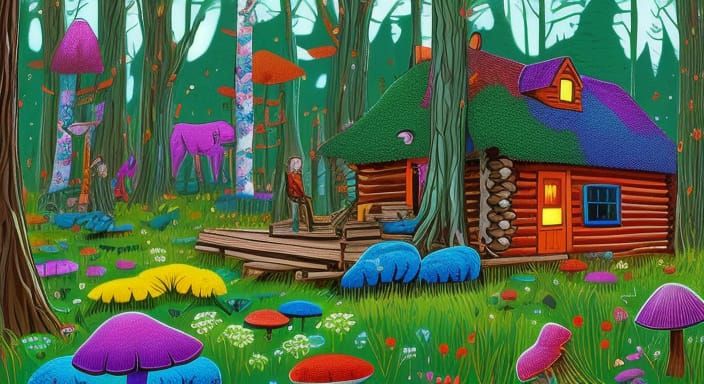 This looks like someone took a handful each of the four Play-Doh colors in their mouth and then chewed it up real good a...