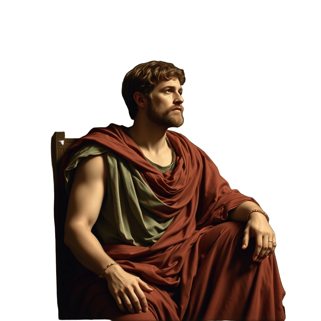 Hadrian Portrait in Neoclassical Style