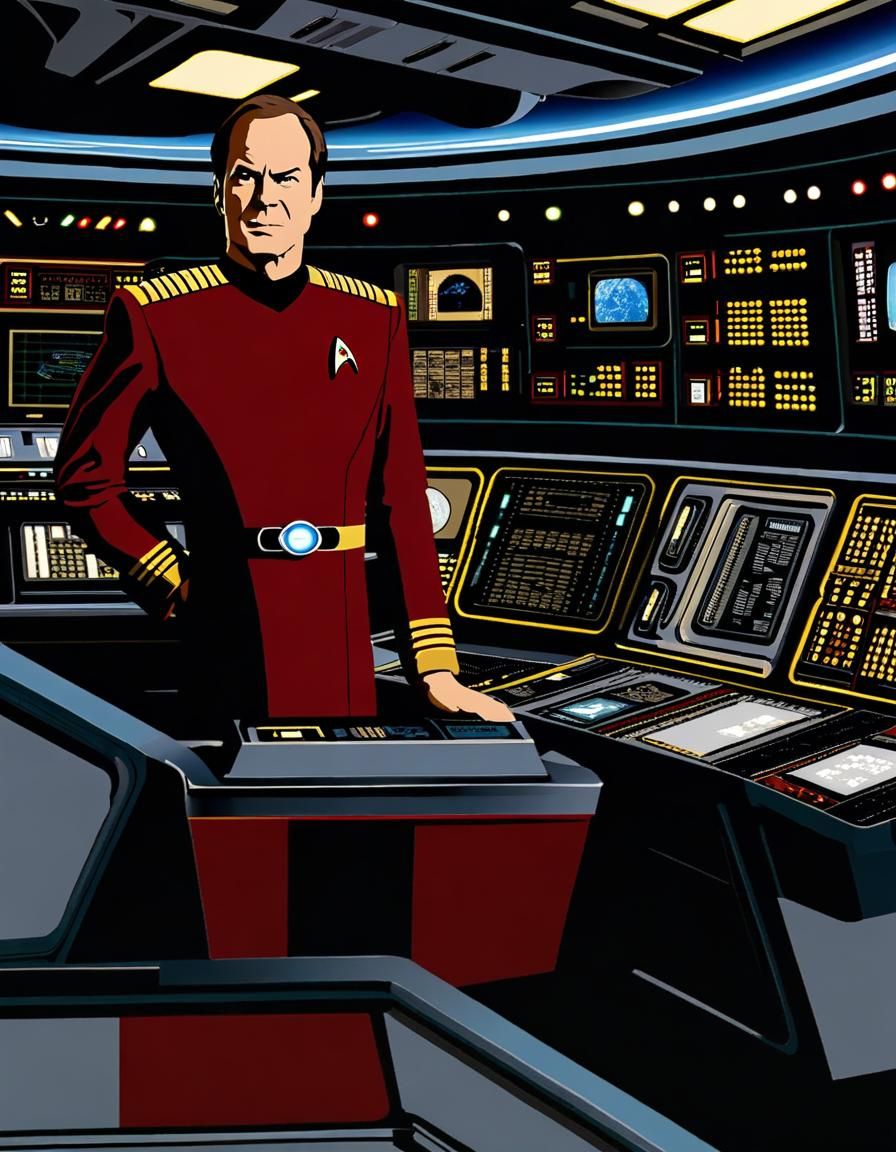 Lt. Barclay on the USS Voyager