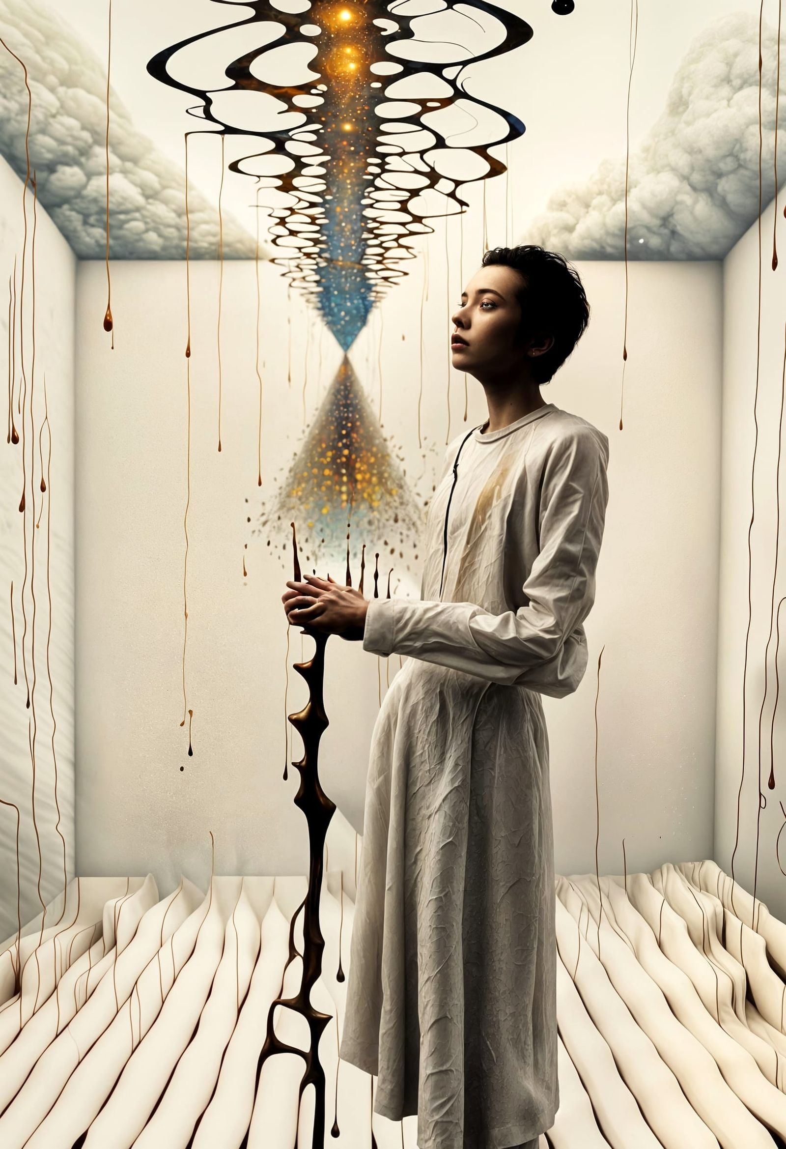 Surreal Reality Bending with Fractal Edges