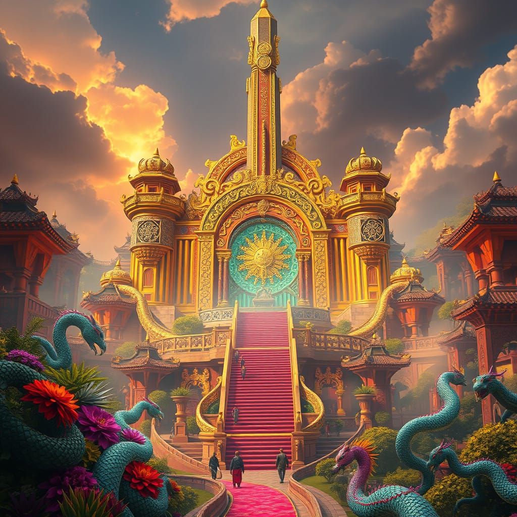Golden Metropolis of Xuanyang, Serpent's Sun, Ascending to t...