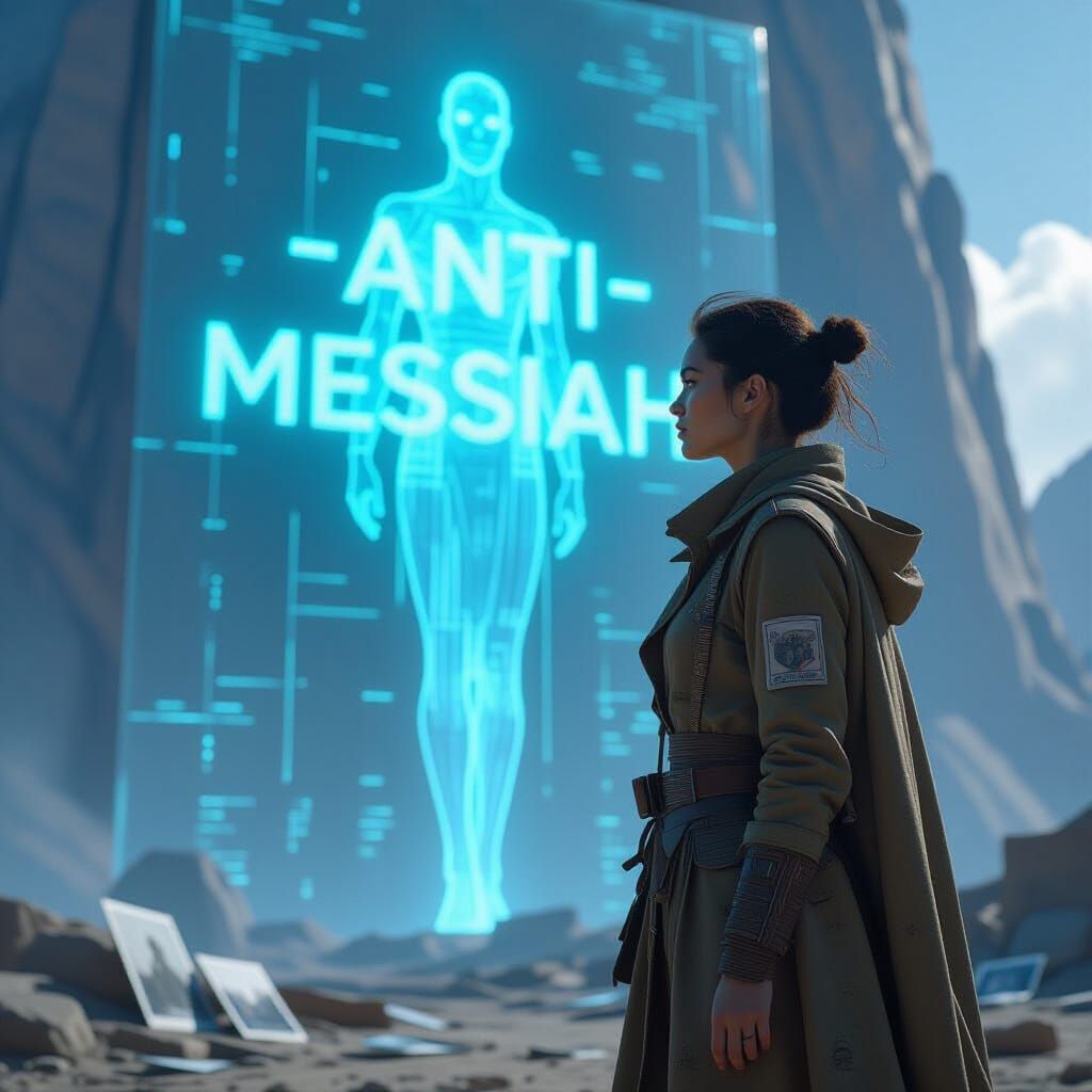 Courage in a Dystopian Future as Digital Art