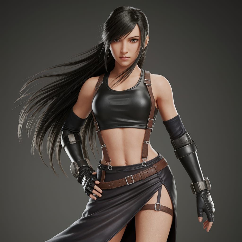 Tifa Lockhart in Leather, Final Fantasy Fan Art