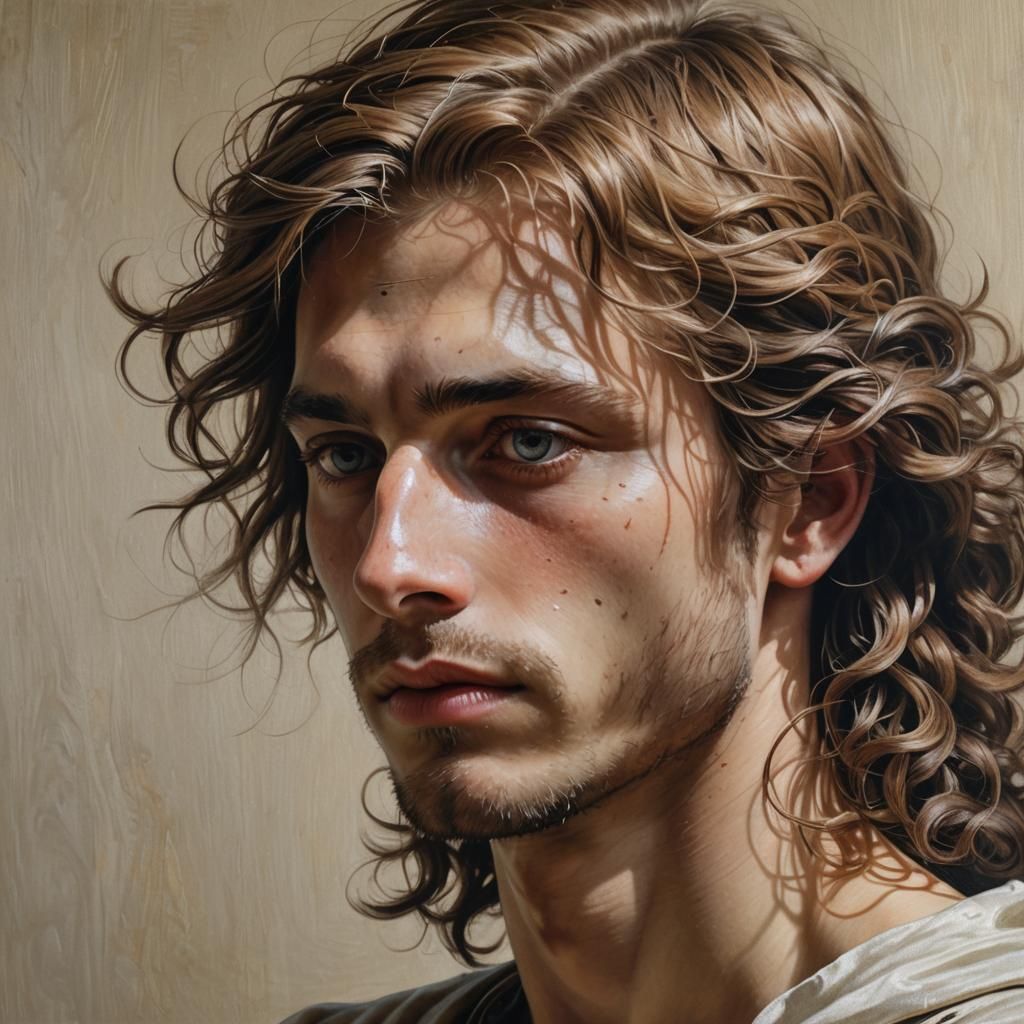 Hyper-Realistic Renaissance Portrait with Vivid Colors