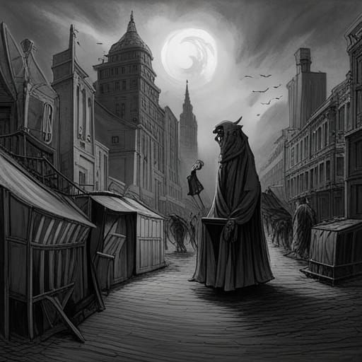 Monstrous Museum in the Style of Doré