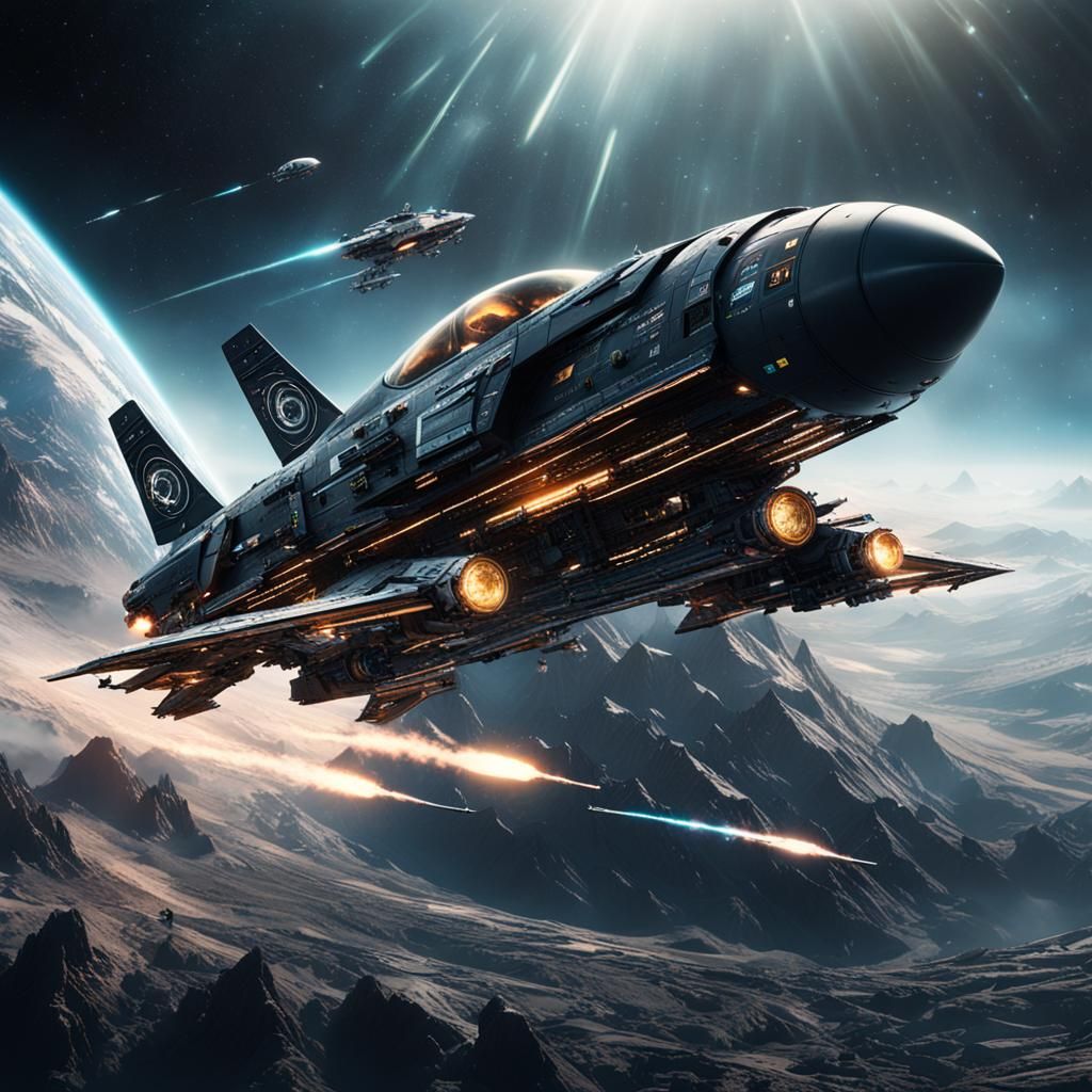 Spindrift Star Racer Blasts into Orbit: Digital Matte Painti...