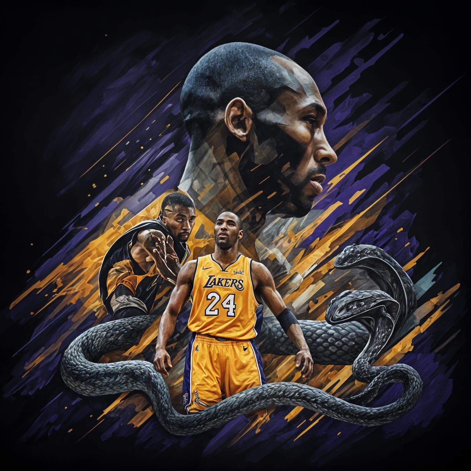 Kobe Bryant Silhouette Art: A Career Retrospective