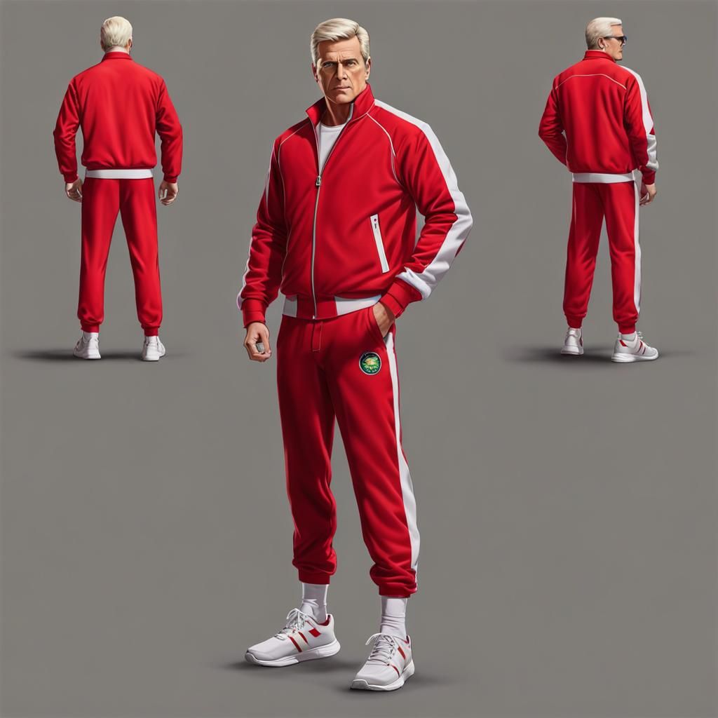 Photorealistic Image of Athletic Man with Bionic Eye