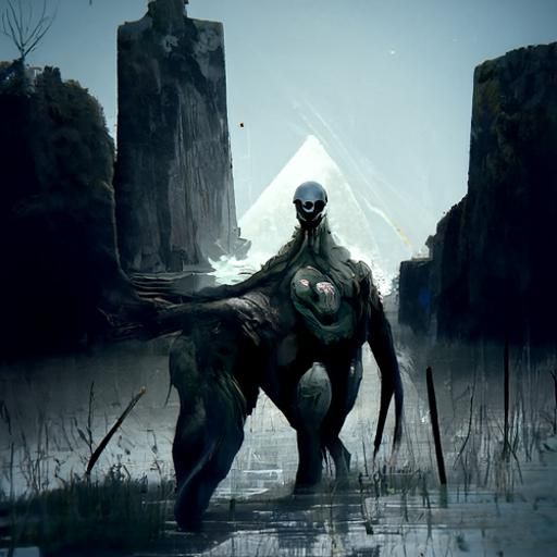 Sinister Ancient Creature by Rutkowski