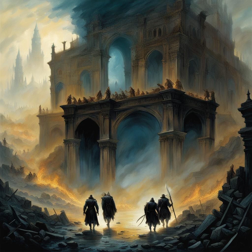 Warrior in Desolation: A Horror Landscape