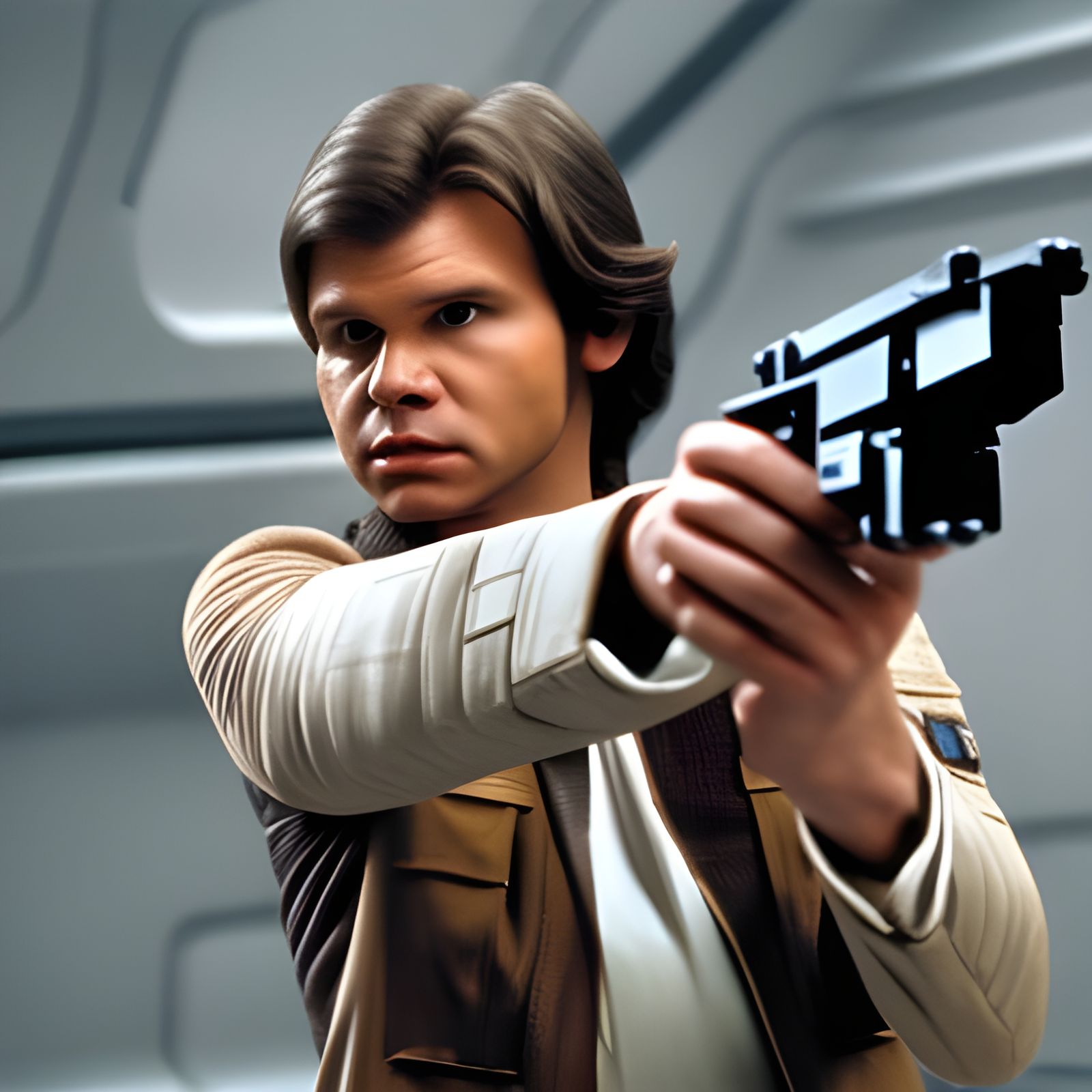 Sci-Fi Handgun Inspired by Space Operas