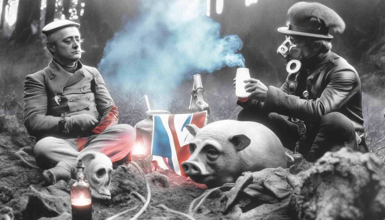 Monkeys and Pigs in Cosmic Forest