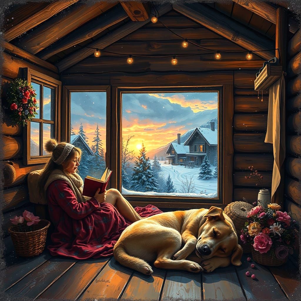 Me, My Dog, My Book, My Cabin...