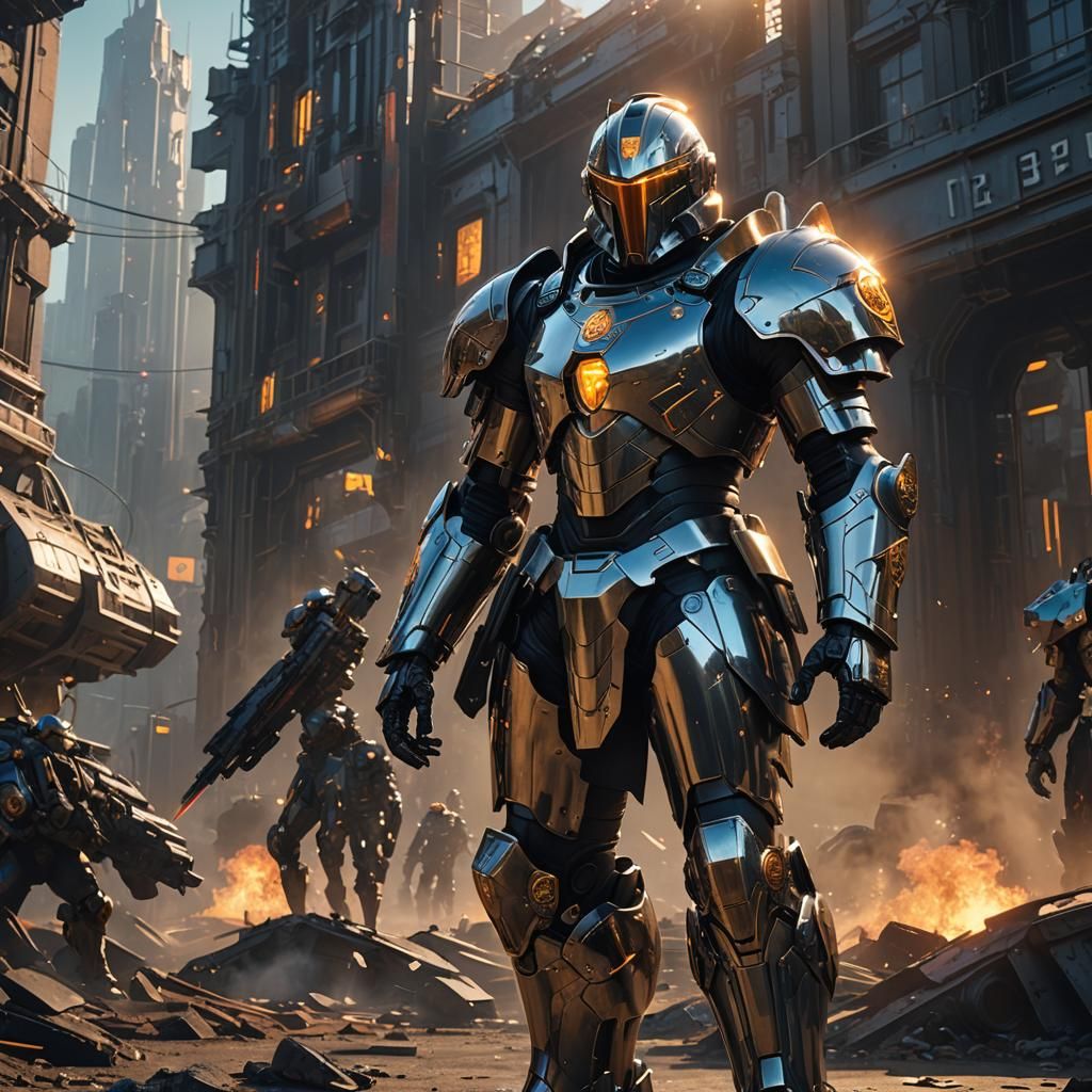 knight with the sun embroidered on his armor