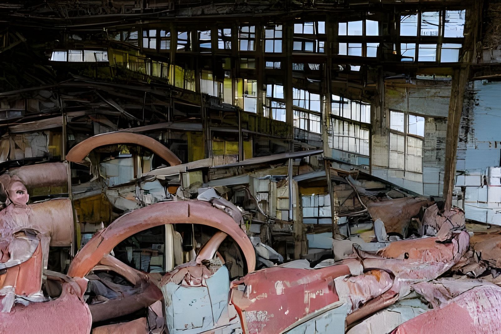 Decaying Ruins of America's Industrial Dominance