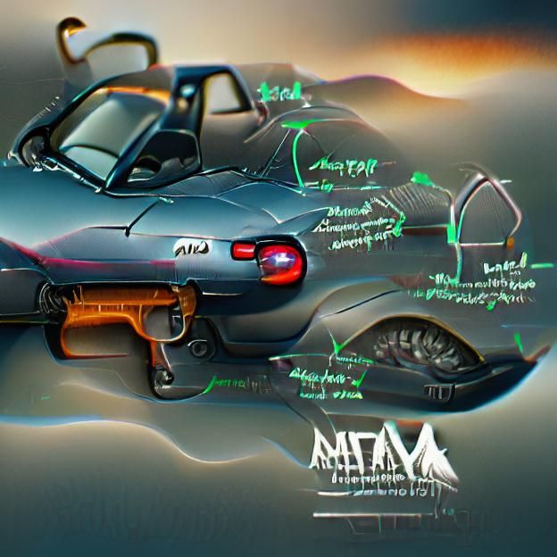 1992 Miata Weapon Schematic: 8K Concept Art