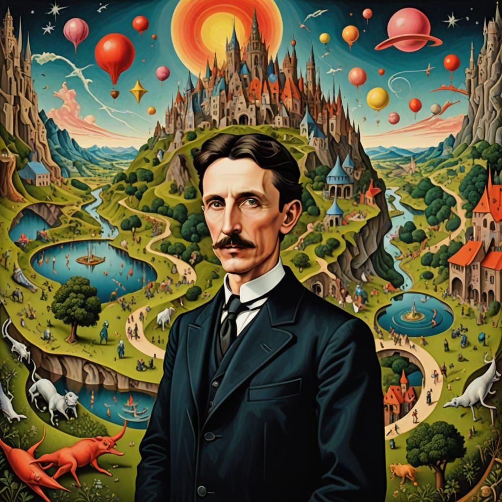 Visionary Inventor Envisions Surreal Serbian Landscape