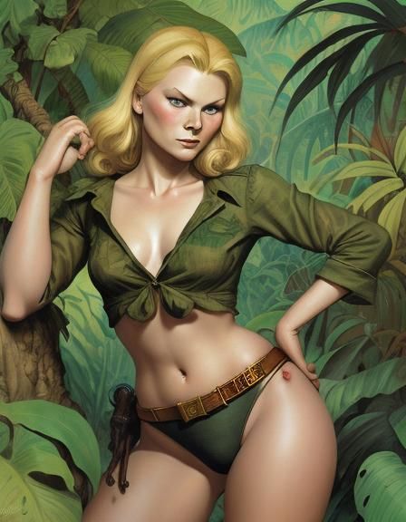 Kirsten Dunst in the jungle