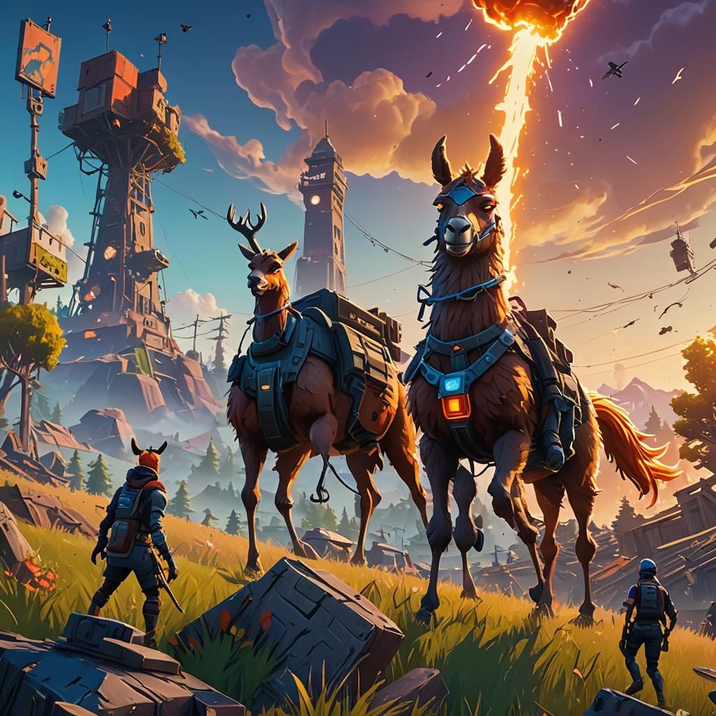 Fortnite Victory: Fantasy Art in Unreal Engine 5