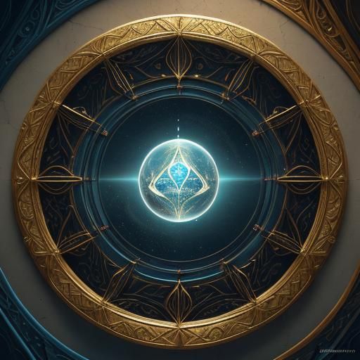 Bejeweled Orb of Truth: Fantasy Concept Art