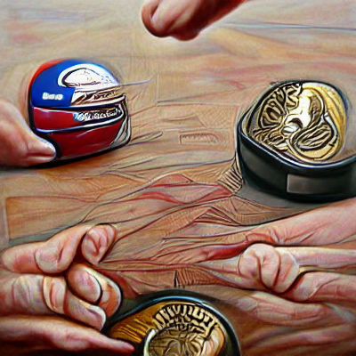 Golden Coin Flip in Motion