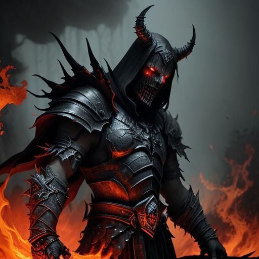 Diablo Spiritborn Engulfed in Hellish Flames