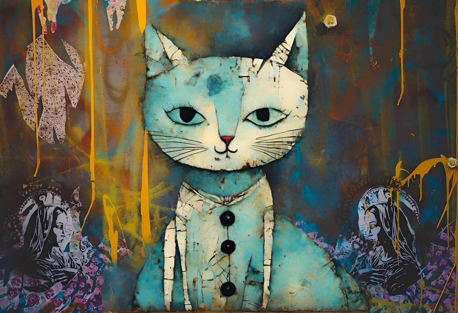 Inpainting portrait.