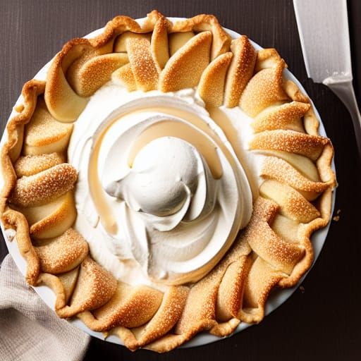 Delicious Apple Cream Pie Dessert