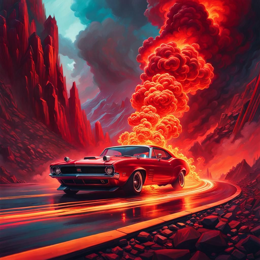 Infernal Highway: Red Smoke and Fire