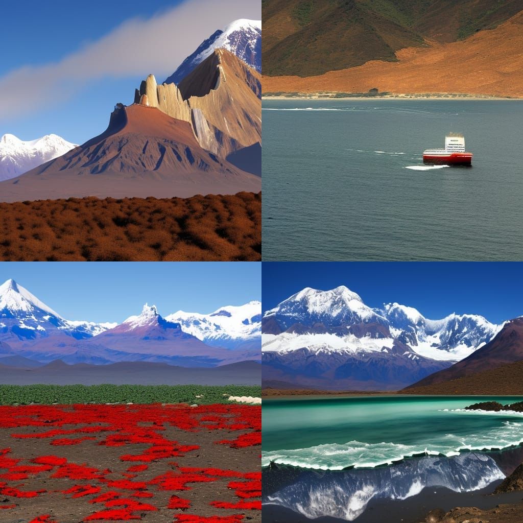 Picturesque Landscape of Chile