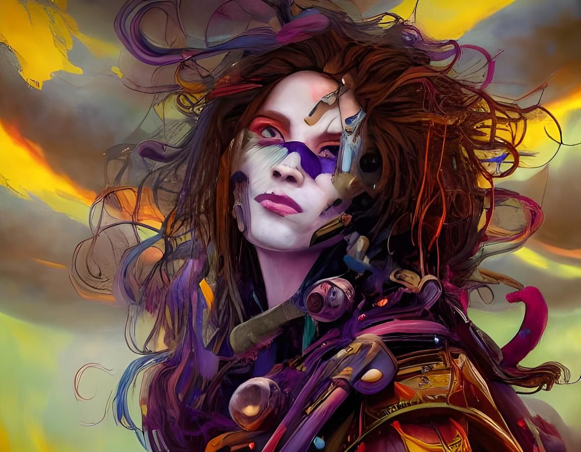 Energetic Anime Girls Dancing in 1990s Style