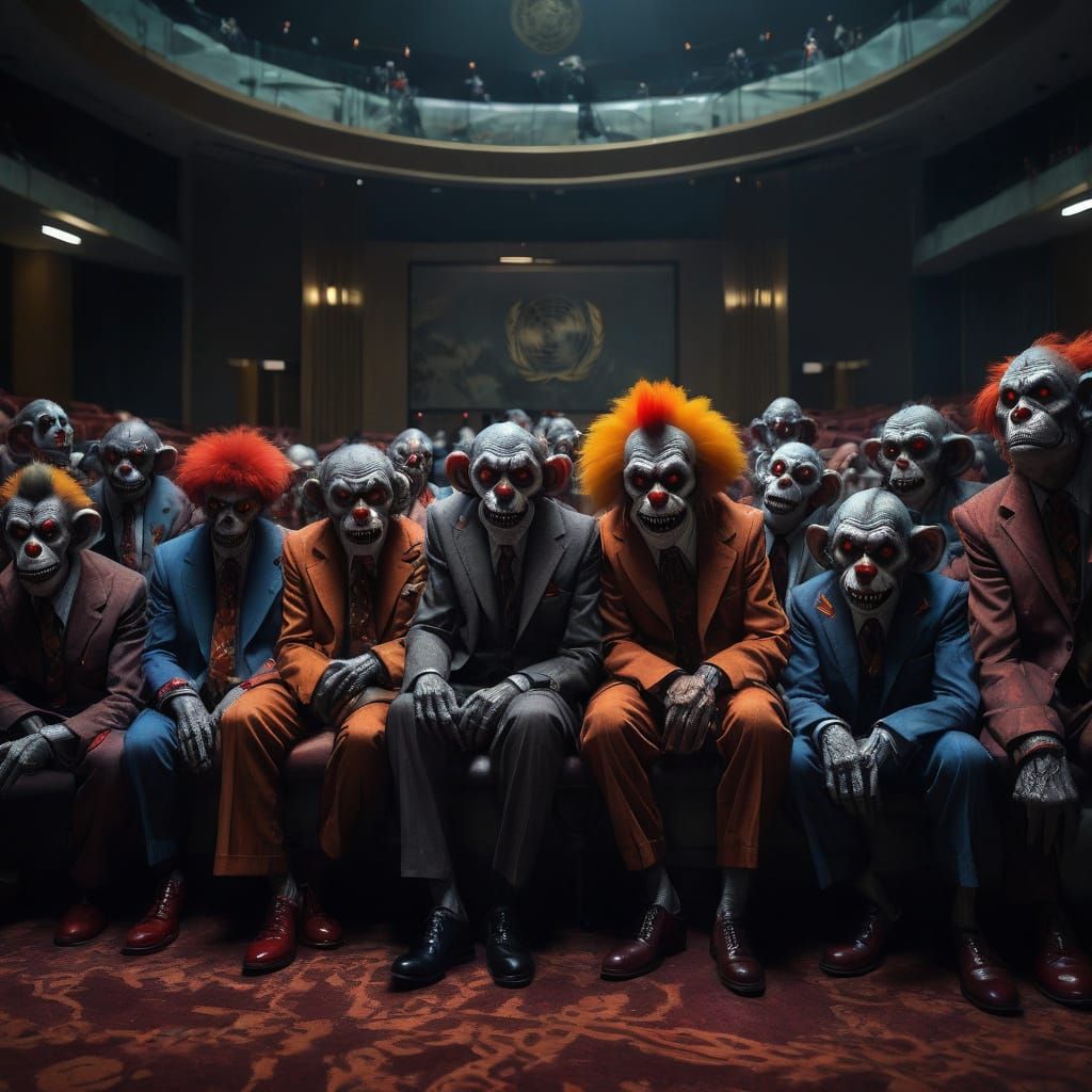 Epic United Nations Surrealism: Zombie Monkey Monstrosities ...